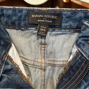 Banana Republic High-Rise Trouser Jeans